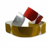 Светоотражающая лента сегментированная (жёлтая. белая. красная) "REFLEXITE" 50 мм х 25 п.м. (50 п.м.) для мягких поверхностей Светоотражающая лента сегментированная (жёлтая. белая. красная) "REFLEXITE" 50 мм х 25 п.м. (50 п.м.) для мягких поверхностей