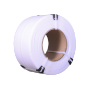 Лента полипропиленовая (9x0,5) мм 4000 метров, белая Лента полипропиленовая (9x0,5) мм 4000 метров, белая